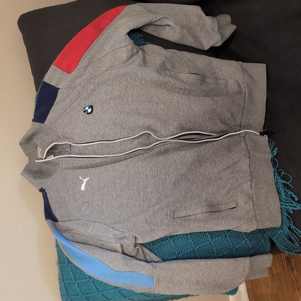 BMW zip up sweatshirt